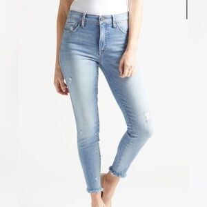 Kut from the Kloth “Connie” distressed skinny jeans